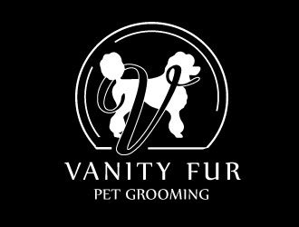 Vanity Fur pet grooming logo design by Suvendu