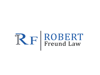Robert Freund Law logo design by bougalla005
