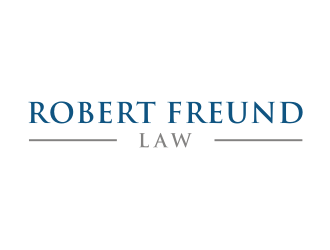 Robert Freund Law logo design by Shina