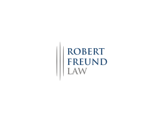Robert Freund Law logo design by Franky.