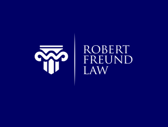 Robert Freund Law logo design by YONK