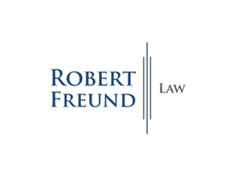 Robert Freund Law logo design by Raden79