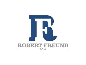 Robert Freund Law logo design by ekitessar