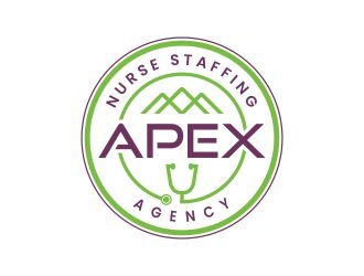 Apex Nurse Staffing Agency Logo Design