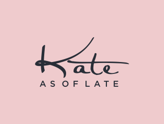 Kate as of Late logo design by ammad
