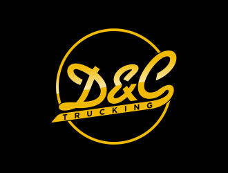 D&C Trucking logo design by qonaah