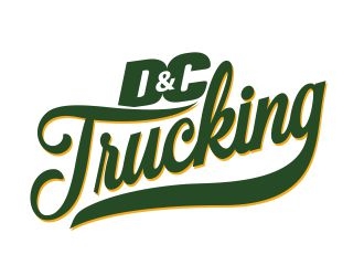 D&C Trucking logo design by veron