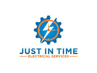 Just In Time Electrical Services logo design by qonaah