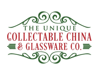 The Unique Collectable China & Glassware Company logo design by akilis13