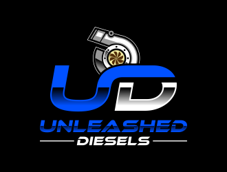 Unleashed Diesels logo design by FriZign