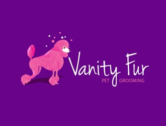 Vanity Fur pet grooming logo design by frontrunner