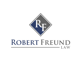 Robert Freund Law logo design by nurul_rizkon