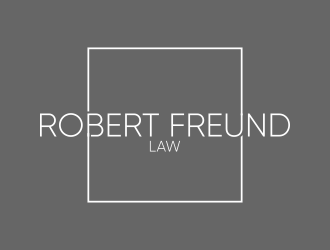 Robert Freund Law logo design by pakNton