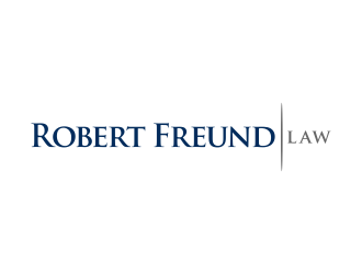 Robert Freund Law logo design by Lavina