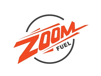 Zoom (sign can just say Zoom or it can say Zoom Fuel) logo design by designerboat