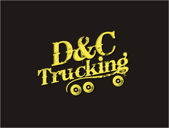 D&C Trucking logo design by catalin