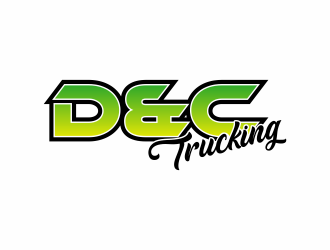 D&C Trucking logo design by ubai popi