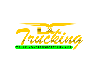 D&C Trucking logo design by amazing