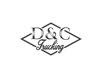 D&C Trucking logo design by giphone