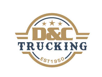 D&C Trucking logo design by THOR_