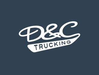 D&C Trucking logo design by AisRafa
