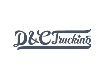 D&C Trucking logo design by josephope