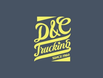 D&C Trucking logo design by josephope