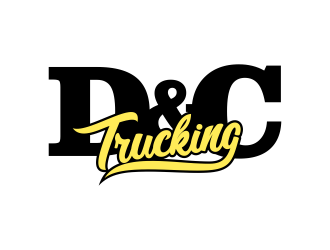 D&C Trucking logo design by ekitessar