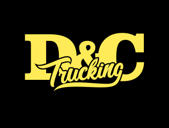 D&C Trucking logo design by ekitessar