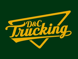 D&C Trucking logo design by jaize