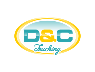 D&C Trucking logo design by done