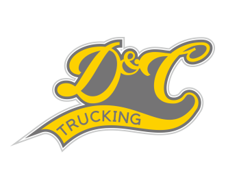 D&C Trucking logo design by Greenlight