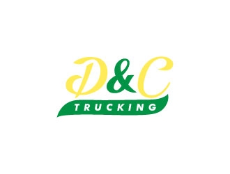 D&C Trucking logo design by Gaze