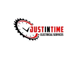 Just In Time Electrical Services logo design by bricton