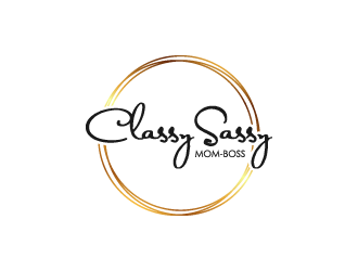 Classy Sassy Mom-Boss logo design by denfransko