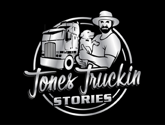 Tones Truckin Stories logo design by MAXR