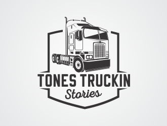 Tones Truckin Stories logo design by stayhumble