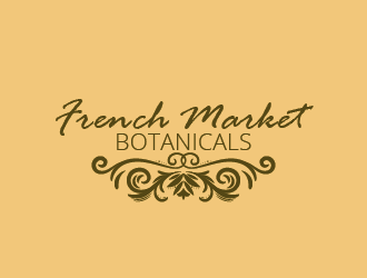 French Market Botanicals logo design by czars
