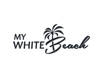My White Beach logo design by shadowfax