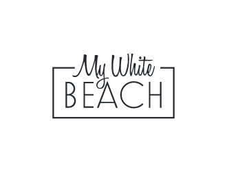 My White Beach logo design by shadowfax