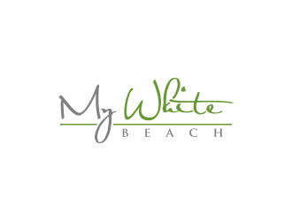 My White Beach logo design by semar