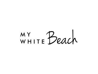 My White Beach logo design by rezadesign