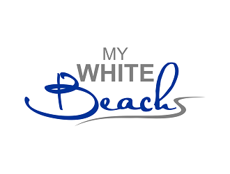 My White Beach logo design by haze