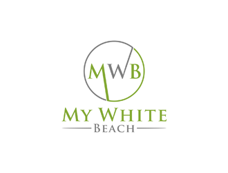 My White Beach logo design by johana