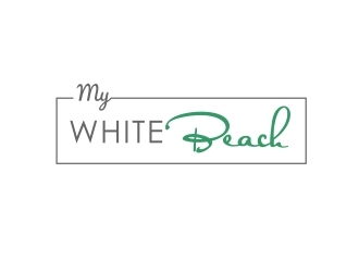 My White Beach logo design by aura