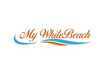 My White Beach logo design by berkahnenen