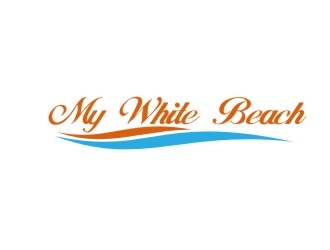 My White Beach logo design by berkahnenen