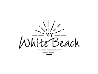 My White Beach logo design by Foxcody