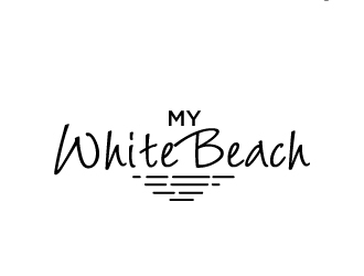 My White Beach logo design by Foxcody