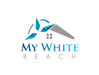 My White Beach logo design by ROSHTEIN